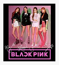 Blackpink - Square Up: Group (With Logo & PRINTED Autographs) #2 Photographic Print