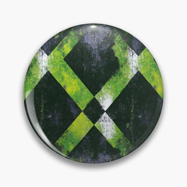 Item preview, Green and White Cross Grunge Painted Lines designed and sold by Piotrek0001.
