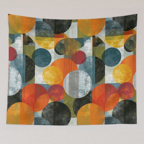 Item preview, Abstract Overlapping Colorful Circles Grunge designed and sold by Piotrek0001.
