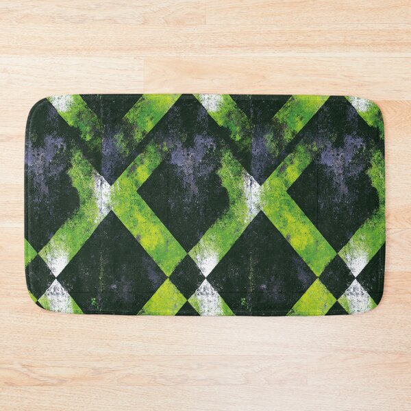 Item preview, Green and White Cross Grunge Painted Lines designed and sold by Piotrek0001.