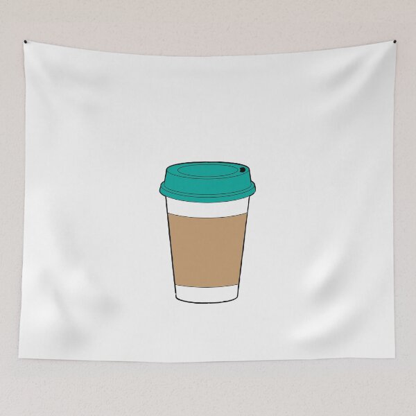 Item preview, Minimal Coffee To Go Cup Sticker | Cute Takeaway Coffee Aesthetic Design designed and sold by MAStrends.