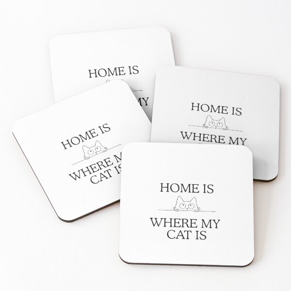 Item preview, Home is where my cat is! designed and sold by Cami & Co. Design.