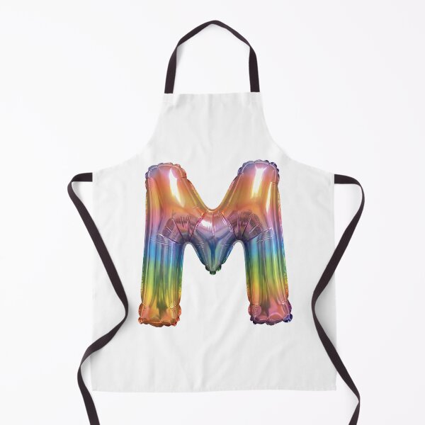 Item preview, Iridescent Balloon Letter M Monogram designed and sold by GymTanLaundry.