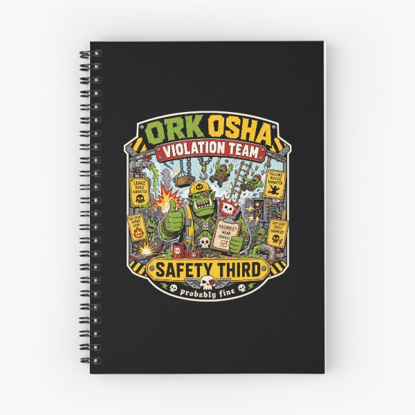 Item preview, ORK OSHA VIOLATION TEAM designed and sold by Forged in the Warp.