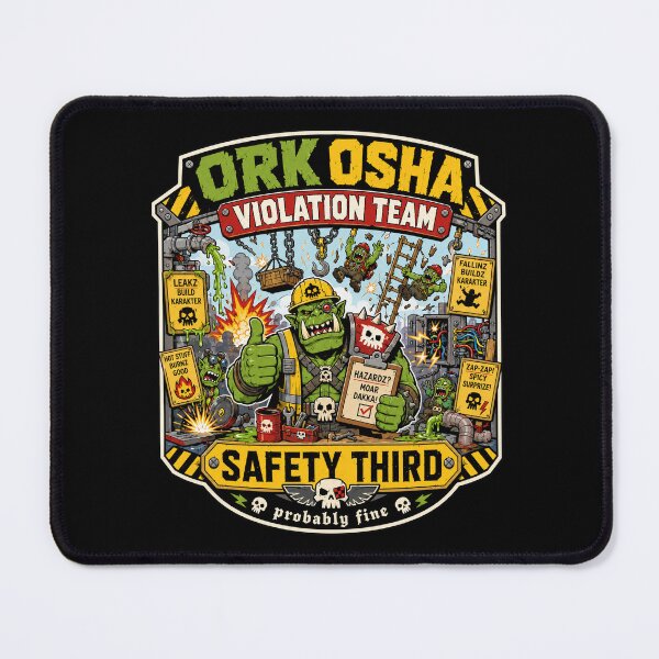 Item preview, ORK OSHA VIOLATION TEAM designed and sold by Forged in the Warp.