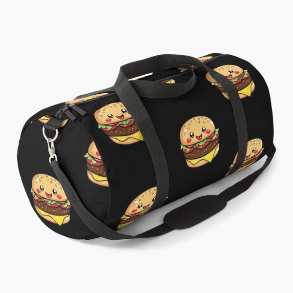 Item preview, Kawaii Happy Cheeseburger Cute Fast Food Burger designed and sold by Teetee94.