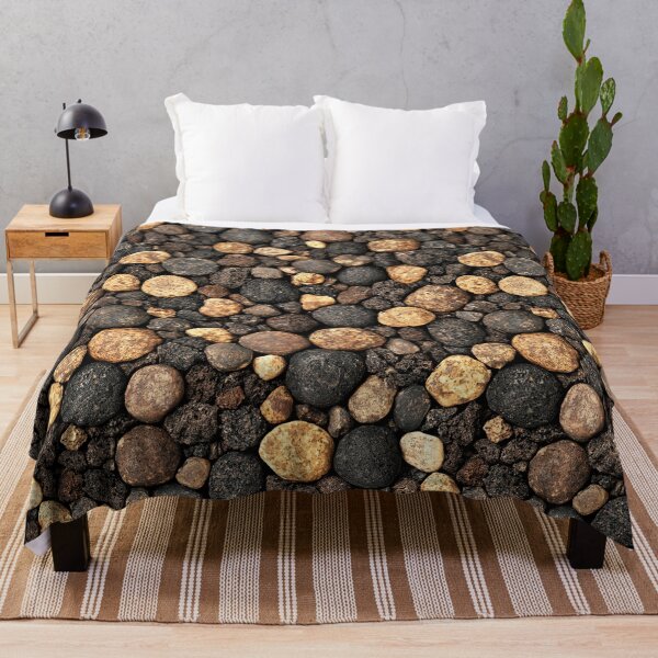 Item preview, Beige and Brown Gravel Stone Surface Pattern designed and sold by Piotrek0001.