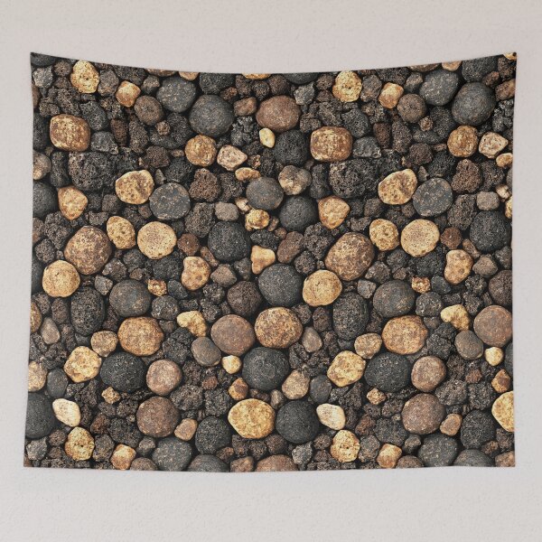 Item preview, Beige and Brown Gravel Stone Surface Pattern designed and sold by Piotrek0001.