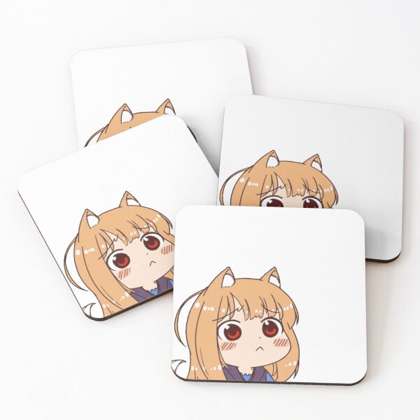 Item preview, Peeking Chibi Holo Pout - Spice and Wolf designed and sold by pseudop.