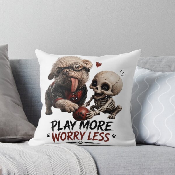 Item preview, Cute Skeleton and Zombie Dog Illustration designed and sold by LOLKart.