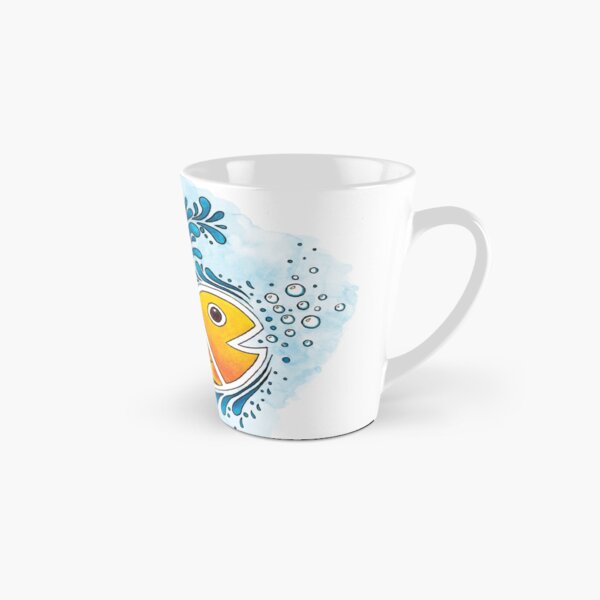 Orange Fish Tall Mug