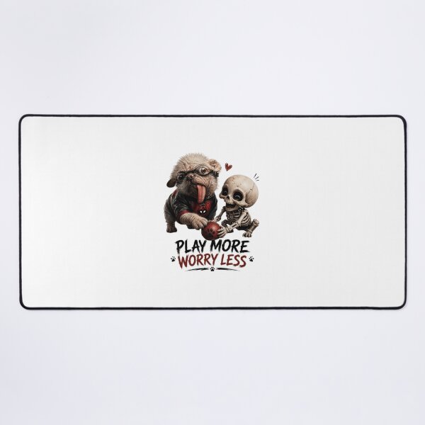 Item preview, Cute Skeleton and Zombie Dog Illustration designed and sold by LOLKart.
