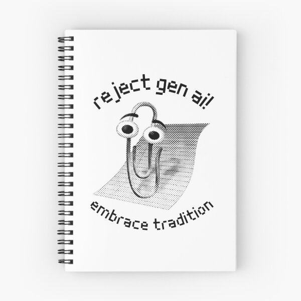 Item preview, Reject AI Embrace Clippy designed and sold by The Most Foolish Mortal.
