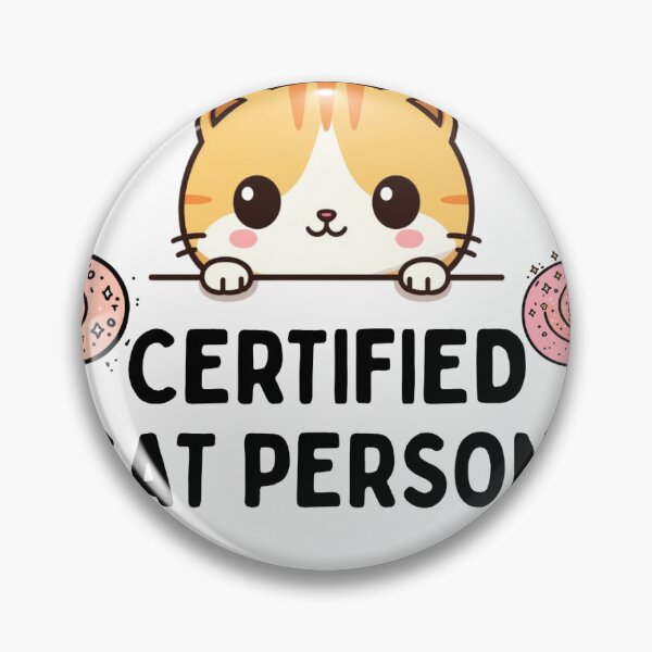 Item preview, Certified Cat Person designed and sold by RainlitRooms.