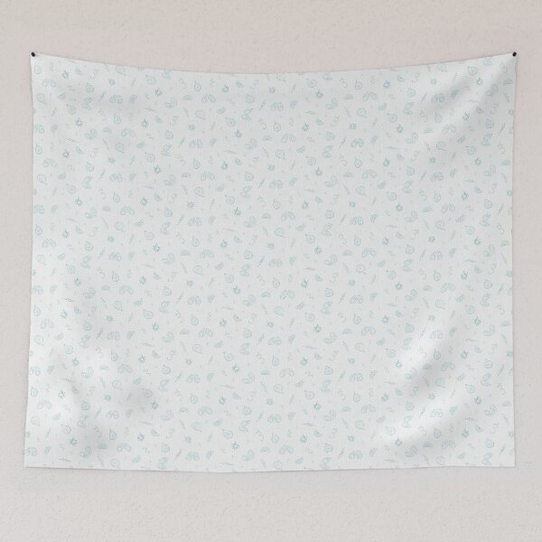 Item preview, Lavish Eve - blue white designed and sold by Stephanie Fiona Design.