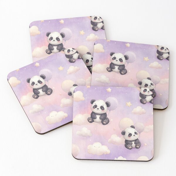 Item preview, Pastel Panda Nursery Pattern designed and sold by MegaNovaArt.