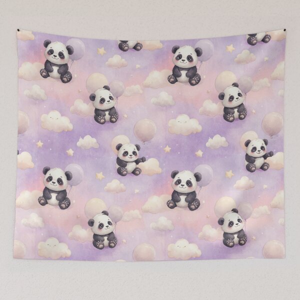 Item preview, Pastel Panda Nursery Pattern designed and sold by MegaNovaArt.
