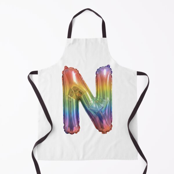 Item preview, Iridescent Balloon Letter N Monogram designed and sold by GymTanLaundry.