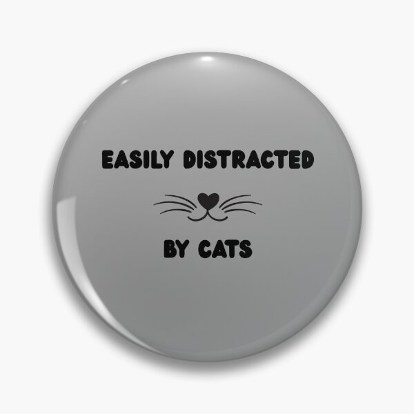 Artikelvorschau, Easily Distracted by Cats entworfen und verkauft von Cami & Co. Design.