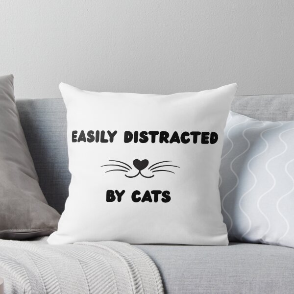 Artikelvorschau, Easily Distracted by Cats entworfen und verkauft von Cami & Co. Design.