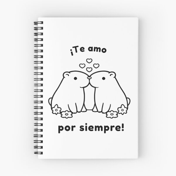 Item preview, Spanish Te amo Capibara – Cute Minimalist Design designed and sold by PAPIRO SIGLO XXI.