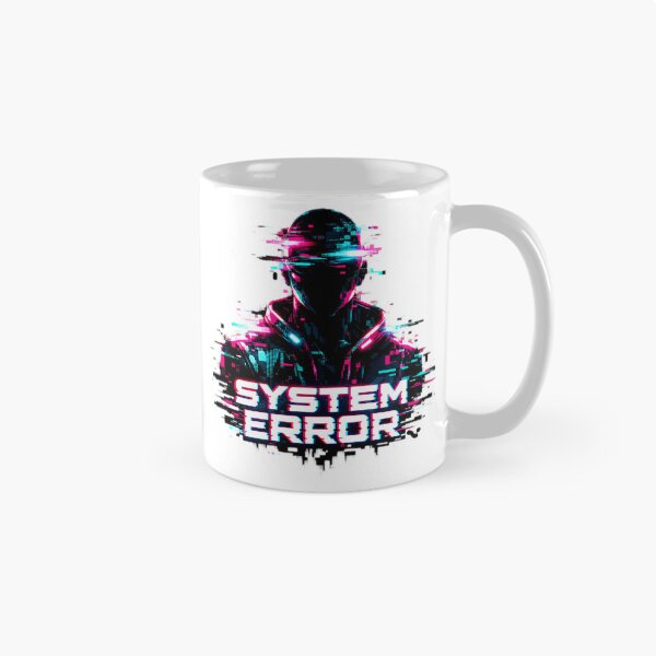 Artikelvorschau, SYSTEMFEHLER Cyberpunk-Glitch-Art Futuristisches Design entworfen und verkauft von DarVibe Designs.