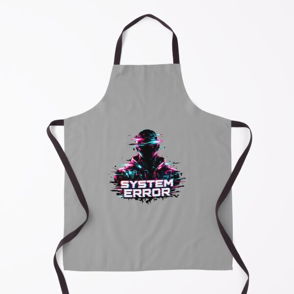 Item preview, SYSTEM ERROR Cyberpunk Glitch Art Futuristic Design designed and sold by DarVibe Designs.