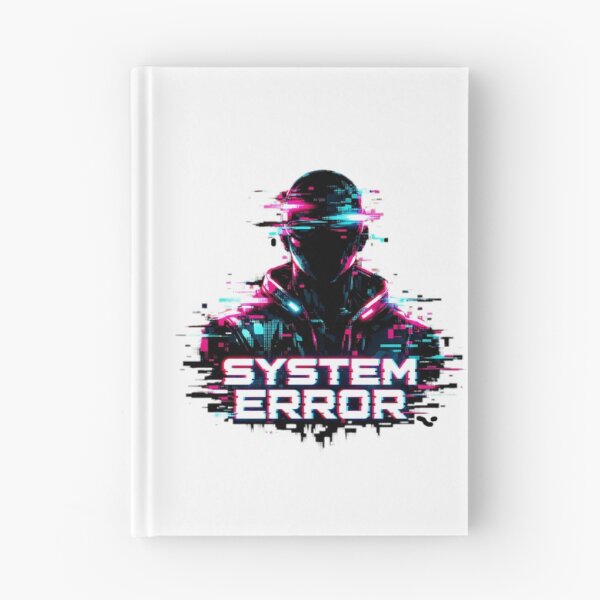 Item preview, SYSTEM ERROR Cyberpunk Glitch Art Futuristic Design designed and sold by DarVibe Designs.