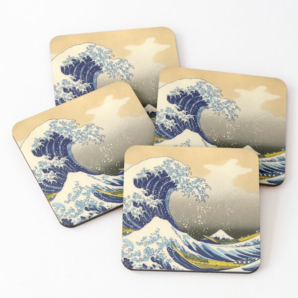 Item preview, The Wave Ukiyo-e - Vintage Japanese designed and sold by Inspirationmotivation.