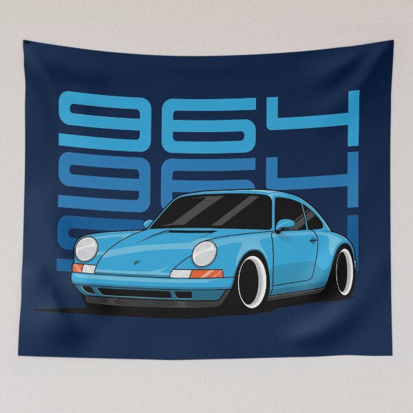Item preview, Vintage Blue 964 Illustration designed and sold by blackdogshop.