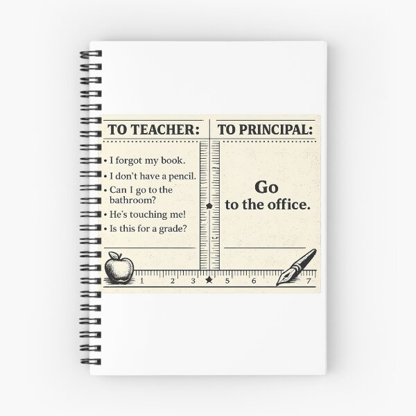 Item preview, Go To Office Teacher Humor Classroom Management Form designed and sold by chattsuede.