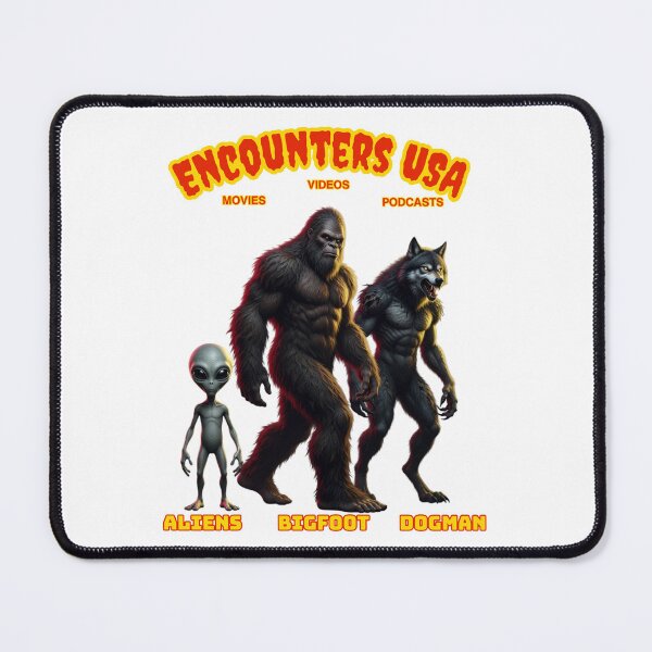 Item preview, Encounters USA - Aliens, Bigfoot and Dogman designed and sold by Heinessight Merch.