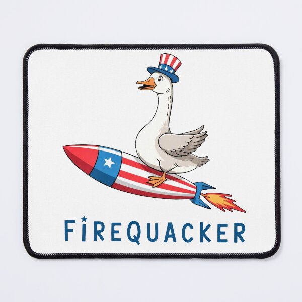 Item preview, Firequacker, Funny July 4th, Funny Goose, Independence Day USA designed and sold by kennedy-brook.