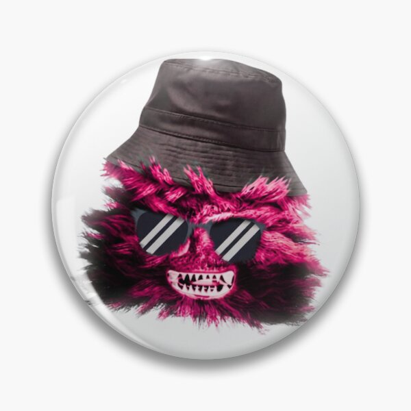 Item preview, Hi Friends Pink Furry Monster with Sunglasses designed and sold by nahlaartist1234.