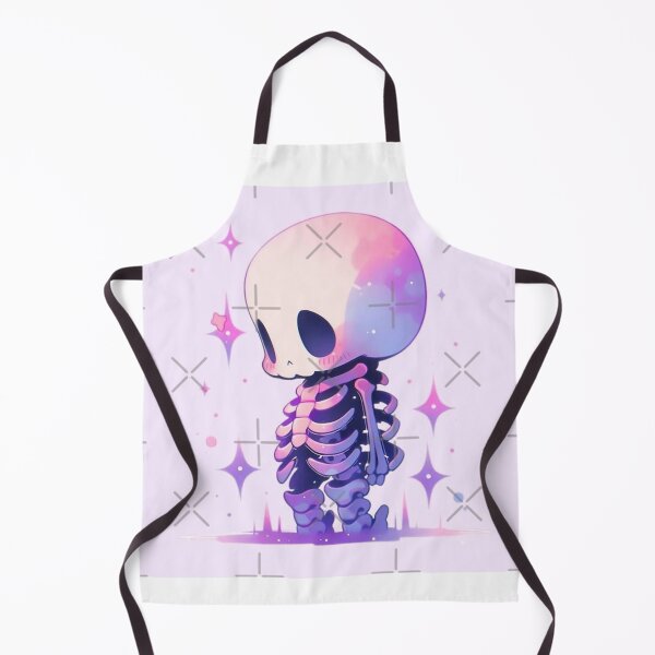 Item preview, Cute Pastel Chibi Skeleton Sticker | Kawaii Goth Spooky Aesthetic designed and sold by SkeletonMood.