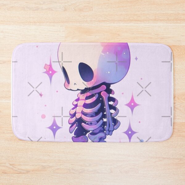 Item preview, Cute Pastel Chibi Skeleton Sticker | Kawaii Goth Spooky Aesthetic designed and sold by SkeletonMood.