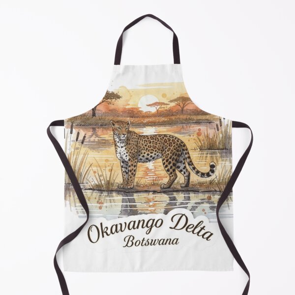 Item preview, Okavango Delta Botswana Safari Sticker designed and sold by Modefissi.