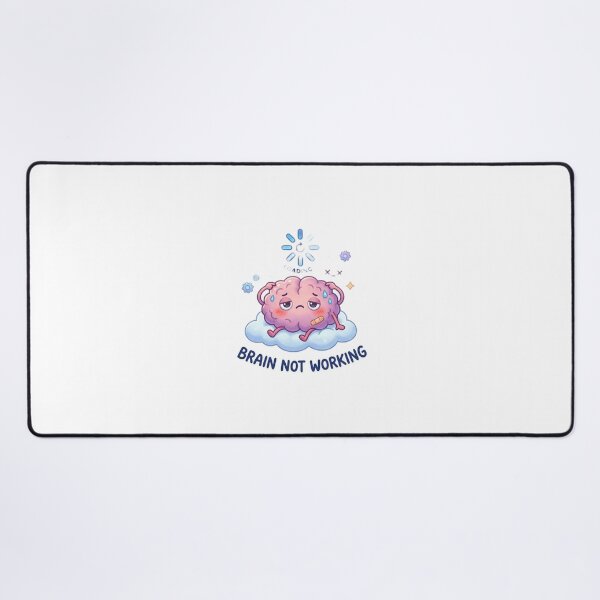 Item preview, Brain Not Working Sticker | Funny Mood designed and sold by CutePlix.