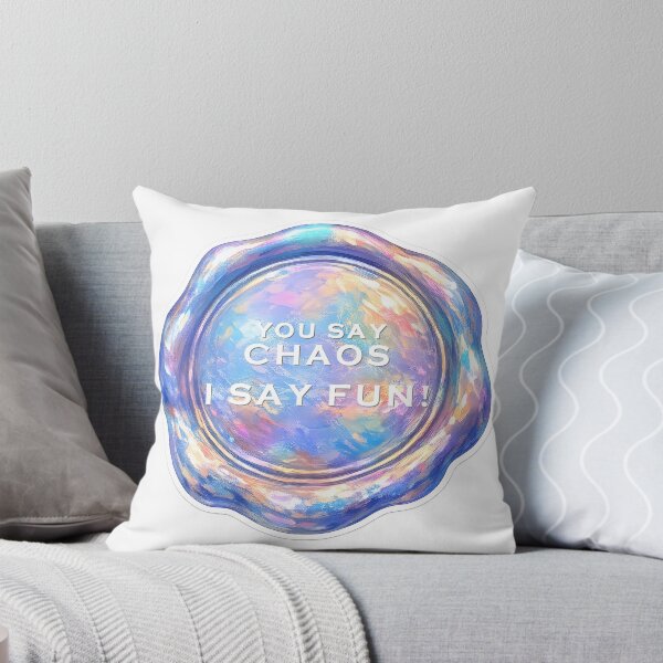 Item preview, You Say Chaos I Say Fun — Neurodivergent Sticker — ADHD — Neurospicy Gift designed and sold by NeurOriginal.