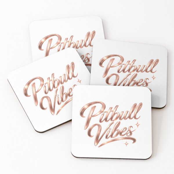 Item preview,  Pitbull Vibes Elegant Rose Script  designed and sold by My Pitbull Place.