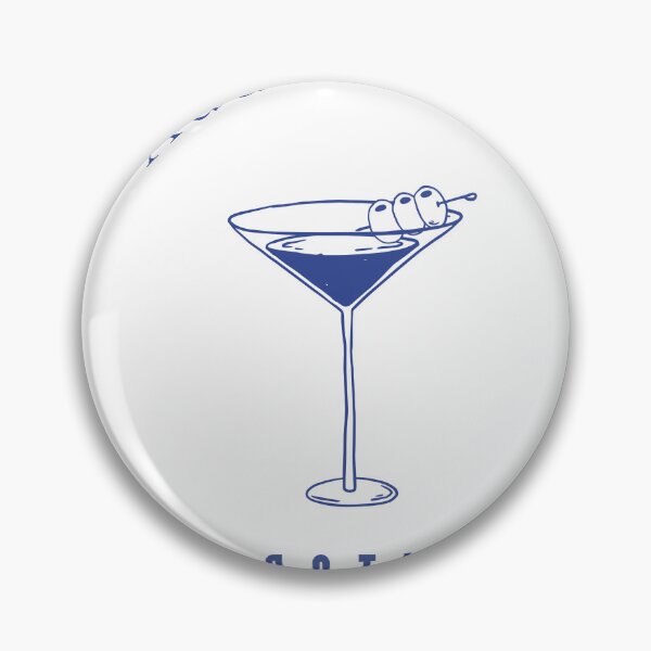 Item preview, Addicted to Martini — Minimalist Cocktail Wall Art Print for Bar Lovers designed and sold by MoodsOfMine.