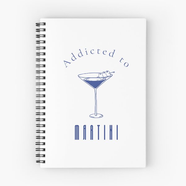 Item preview, Addicted to Martini — Minimalist Cocktail Wall Art Print for Bar Lovers designed and sold by MoodsOfMine.