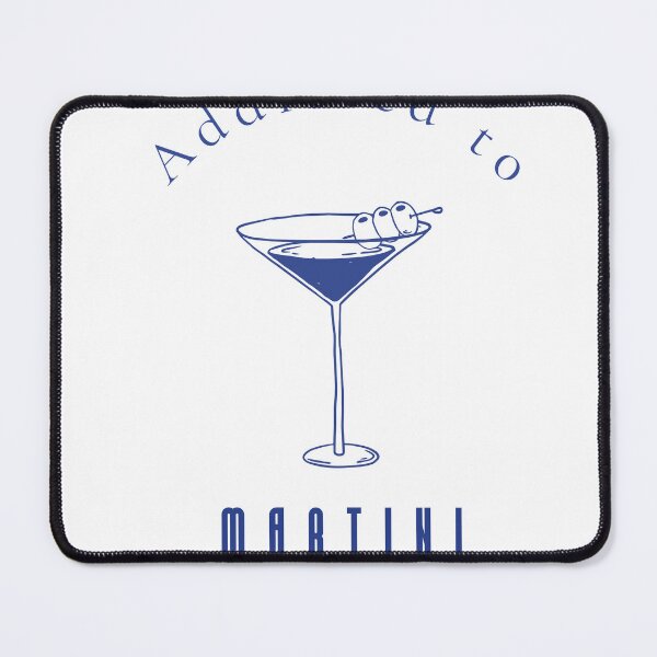 Item preview, Addicted to Martini — Minimalist Cocktail Wall Art Print for Bar Lovers designed and sold by MoodsOfMine.