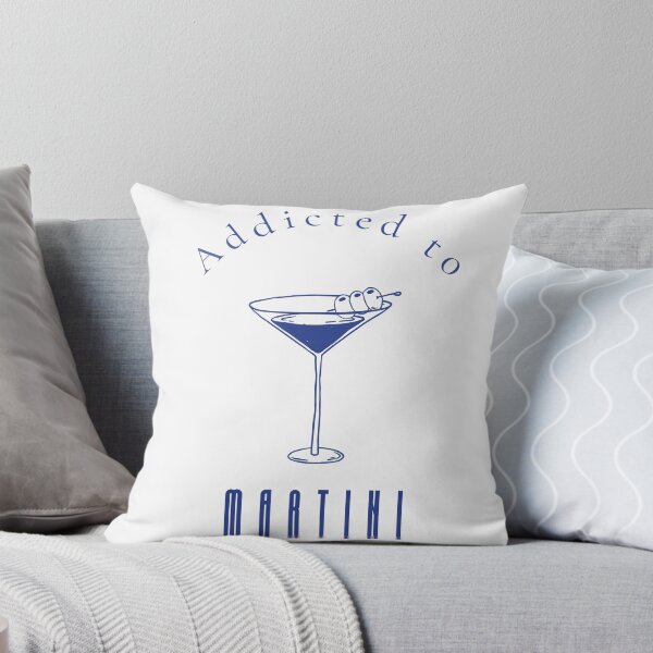 Item preview, Addicted to Martini — Minimalist Cocktail Wall Art Print for Bar Lovers designed and sold by MoodsOfMine.