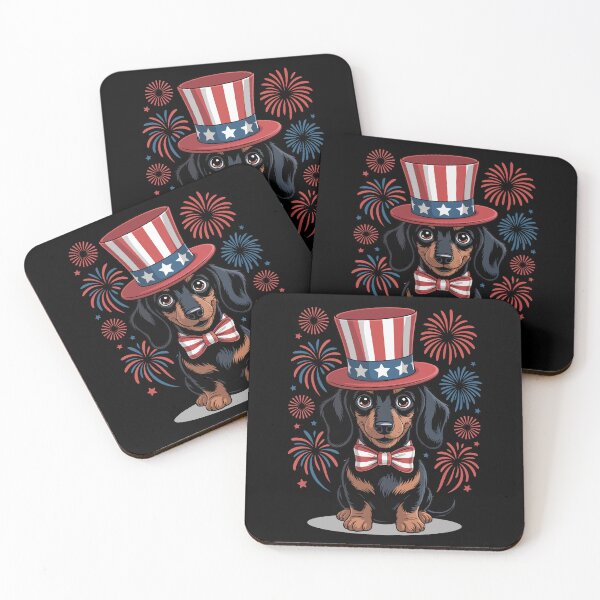 Item preview, Dachshund in Patriotic Hat designed and sold by jkrphoto.