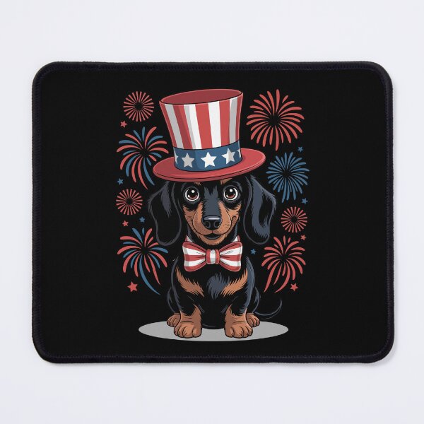 Item preview, Dachshund in Patriotic Hat designed and sold by jkrphoto.