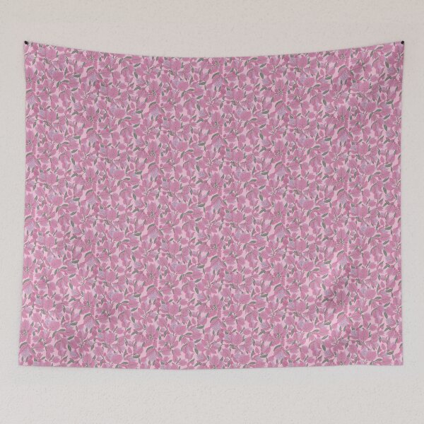 Item preview, Pink on Paros - Aegean Summer - green dark pink designed and sold by Stephanie Fiona Design.