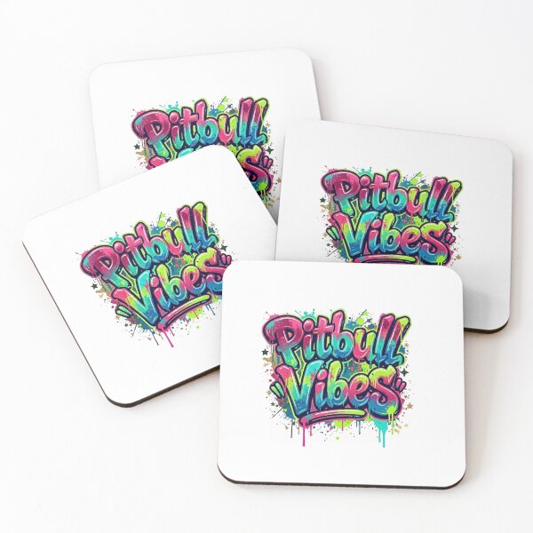 Item preview, Pitbull Vibes Water Color Street Wear Design designed and sold by My Pitbull Place.