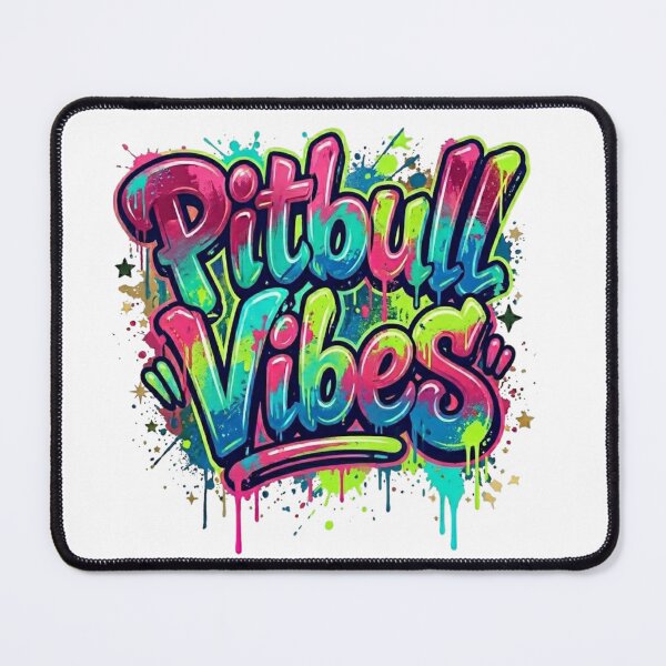 Item preview, Pitbull Vibes Water Color Street Wear Design designed and sold by My Pitbull Place.