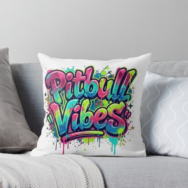 Item preview, Pitbull Vibes Water Color Street Wear Design designed and sold by My Pitbull Place.